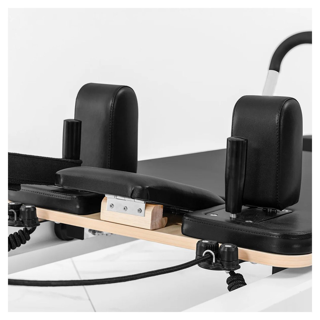 Lifespan Fitness Reformer Contour Studio Commercial Pilates Set - Black LFRF-CONTSTU