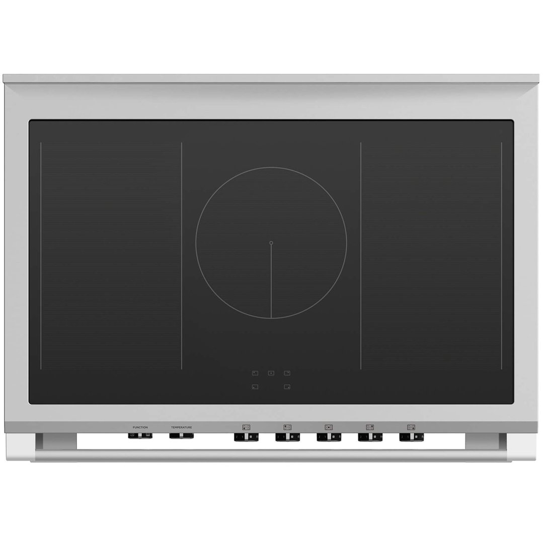 Fisher & Paykel 90cm Series 7 Classic 5 Zone Induction Cooker, 2 SmartZones OR90SCI4W1