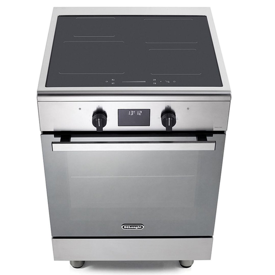 Delonghi 60cm Freestanding Induction Cooker - Stainless Steel DMX64INLTC2