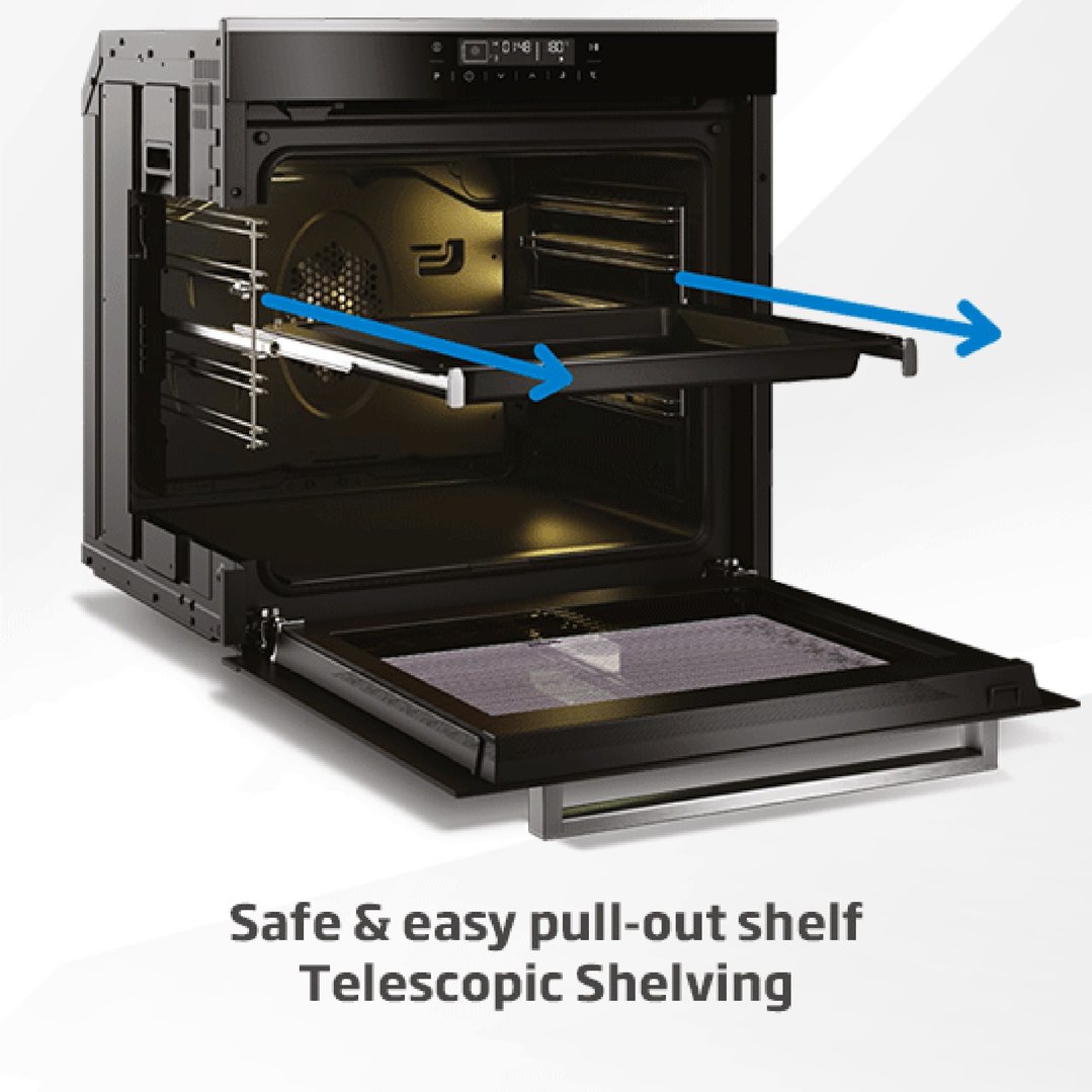 Beko 60cm Aeroperfect™ & Pyrolytic Cleaning Built-In Oven BBO6851PDX1