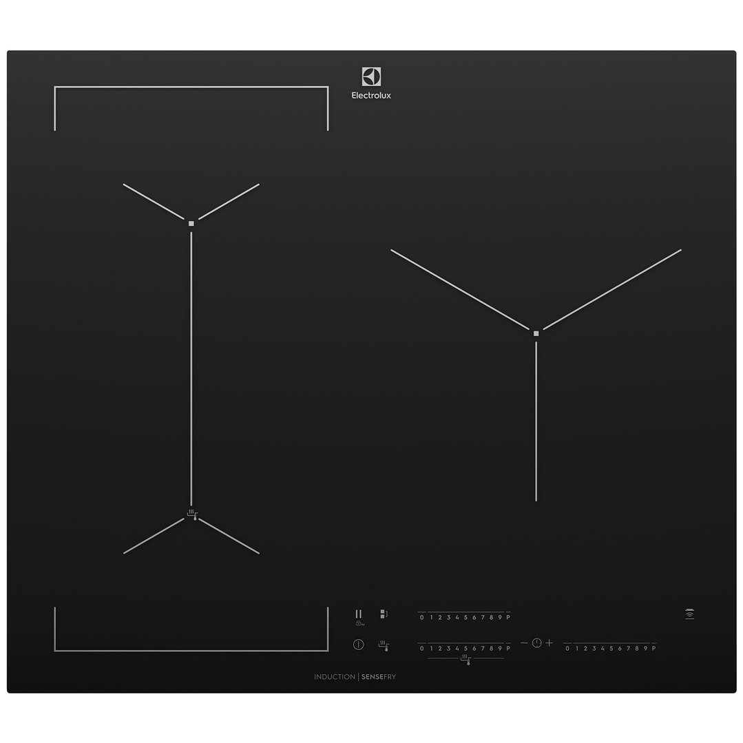 Electrolux 60cm UltimateTaste 700 3 Zone Induction Cooktop EHI635BE