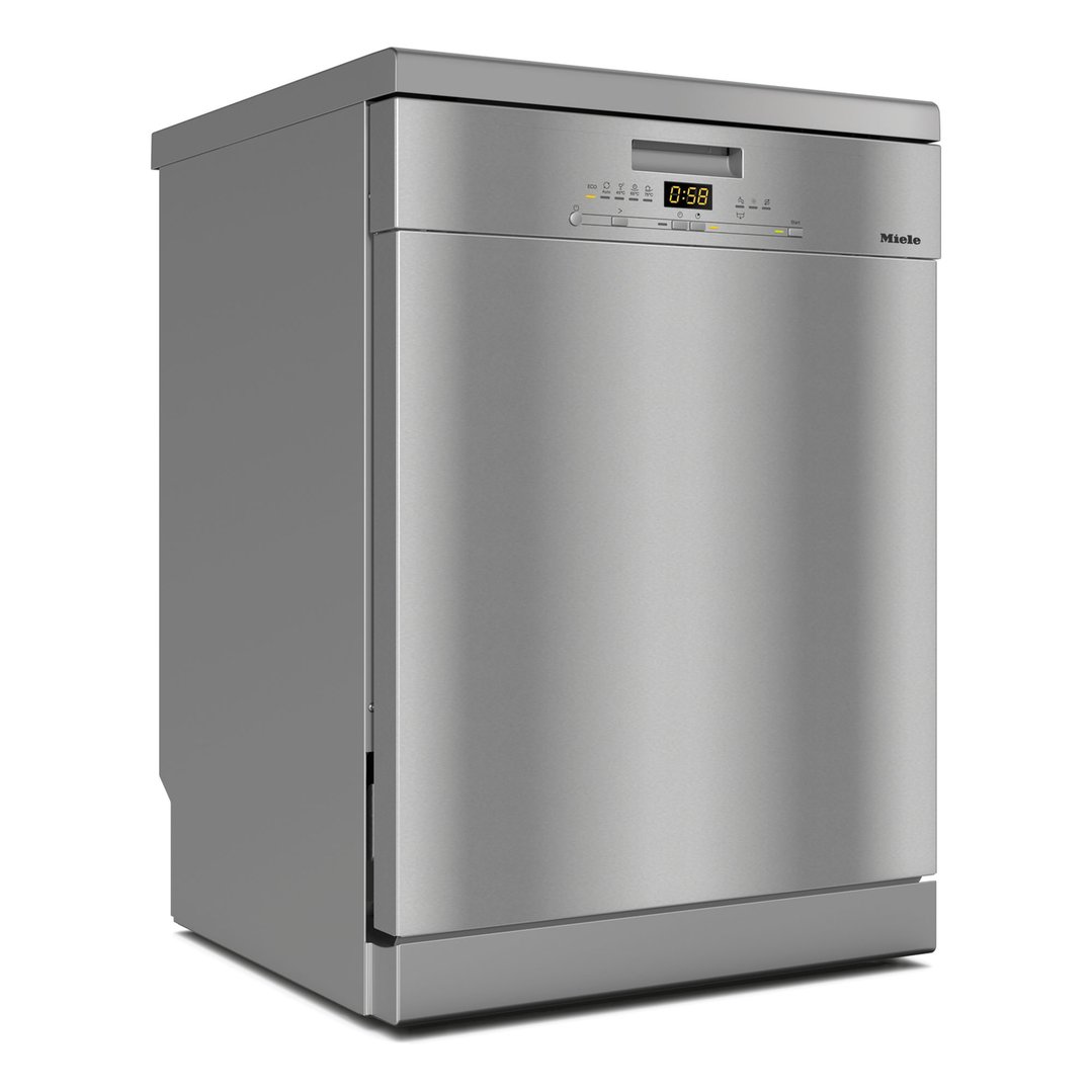 Miele 60cm Freestanding Dishwasher with QuickPowerWash CleanSteel G5000BKCLST