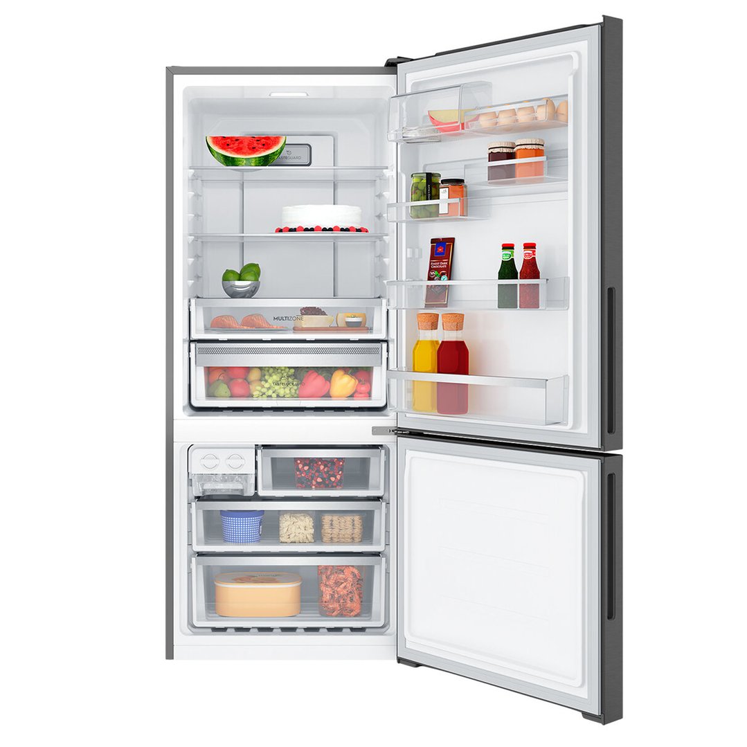 Electrolux 425L UltimateTaste 500 Bottom Freezer Right-Hinged Fridge - Matte Black EBE4302BD-R