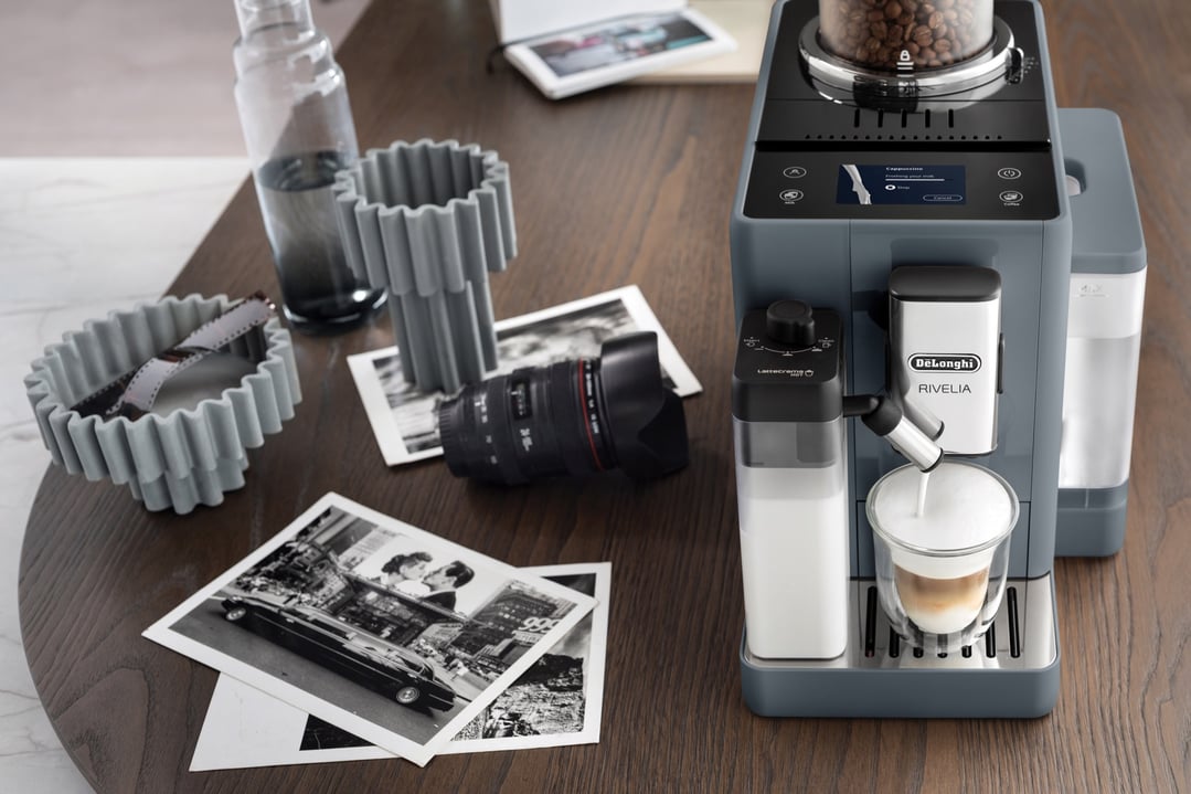 Delonghi Rivelia (Pebble Grey) Fully Automatic Coffee Machine EXAM44055G