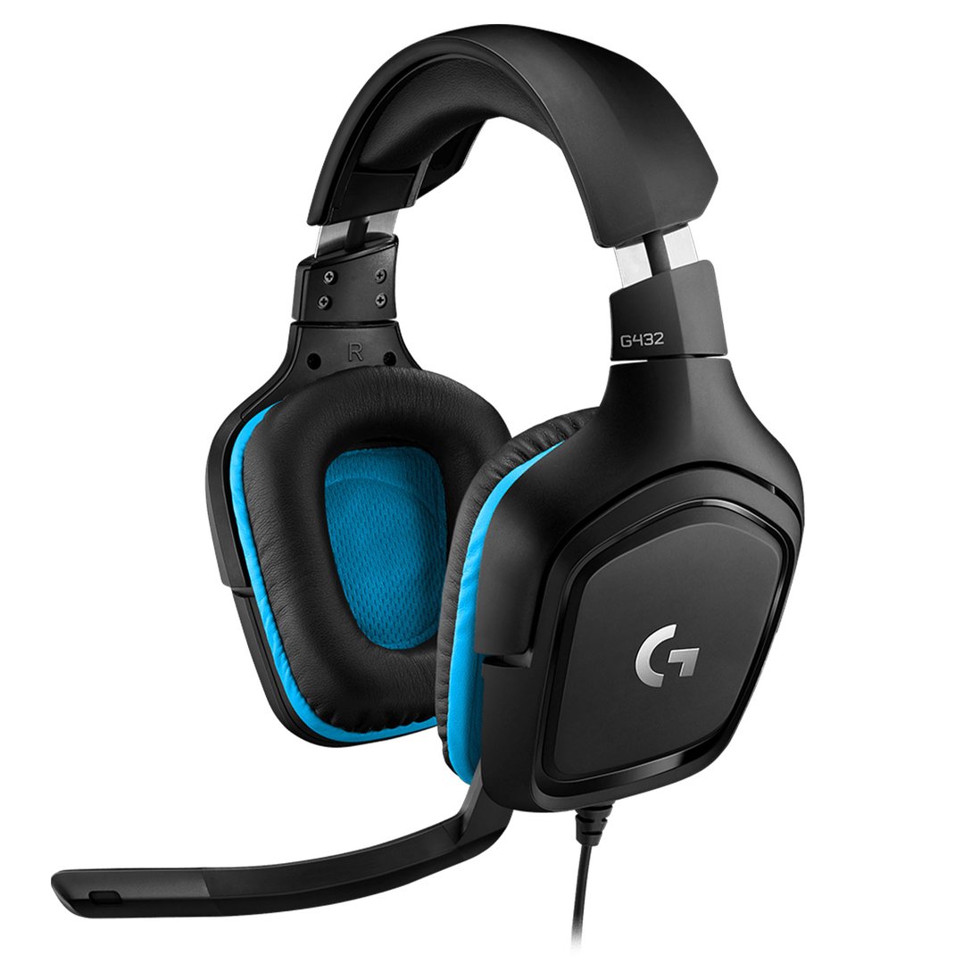Logitech G432 7.1 Surround Sound Gaming Headset 981-000824