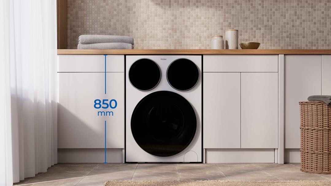 Haier White 9KG 3XMULTIWASH ANTIBAC HTDWF90CTW1