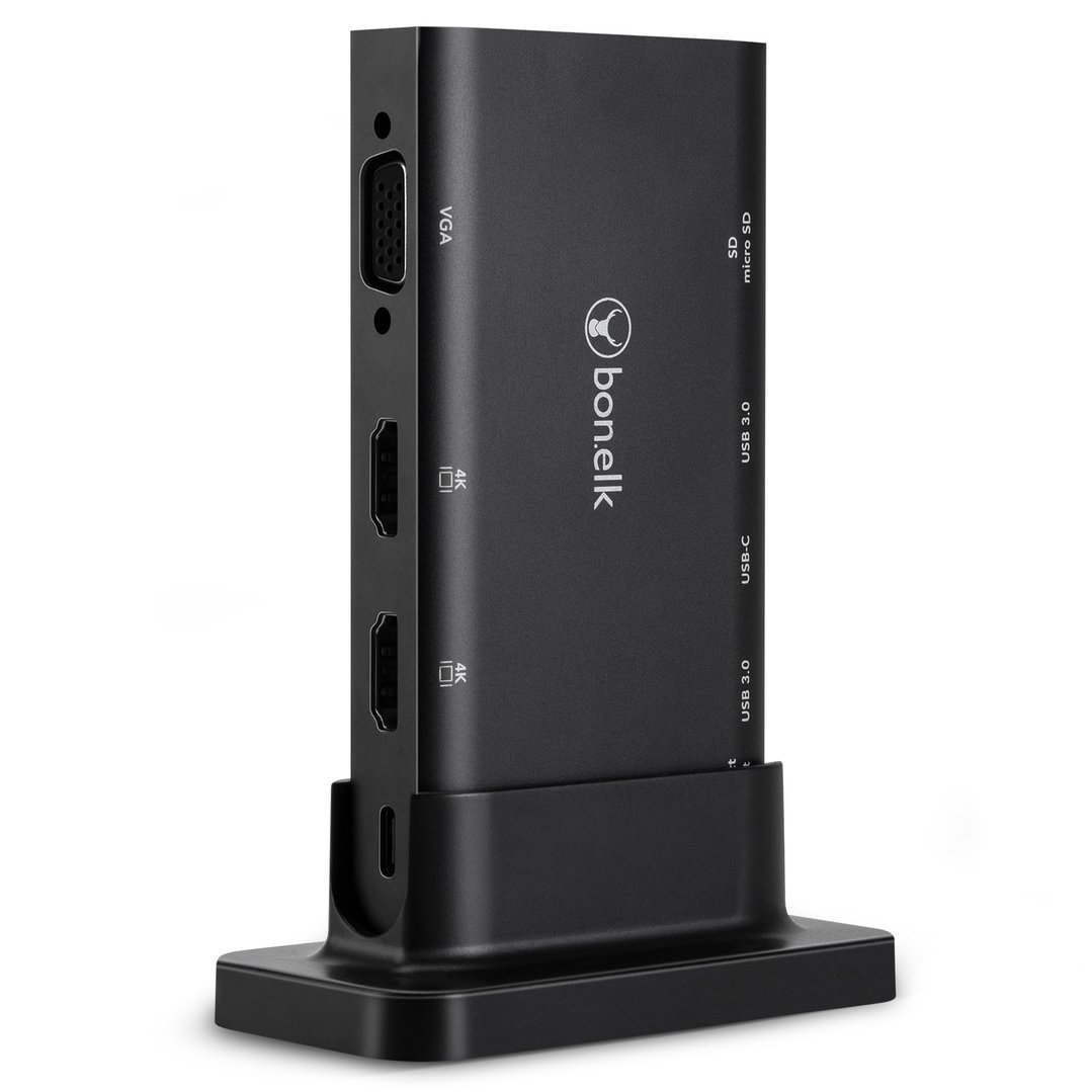 Bonelk Desktop Series 9-in-1 USB-C Multiport Hub ELK-80031-R