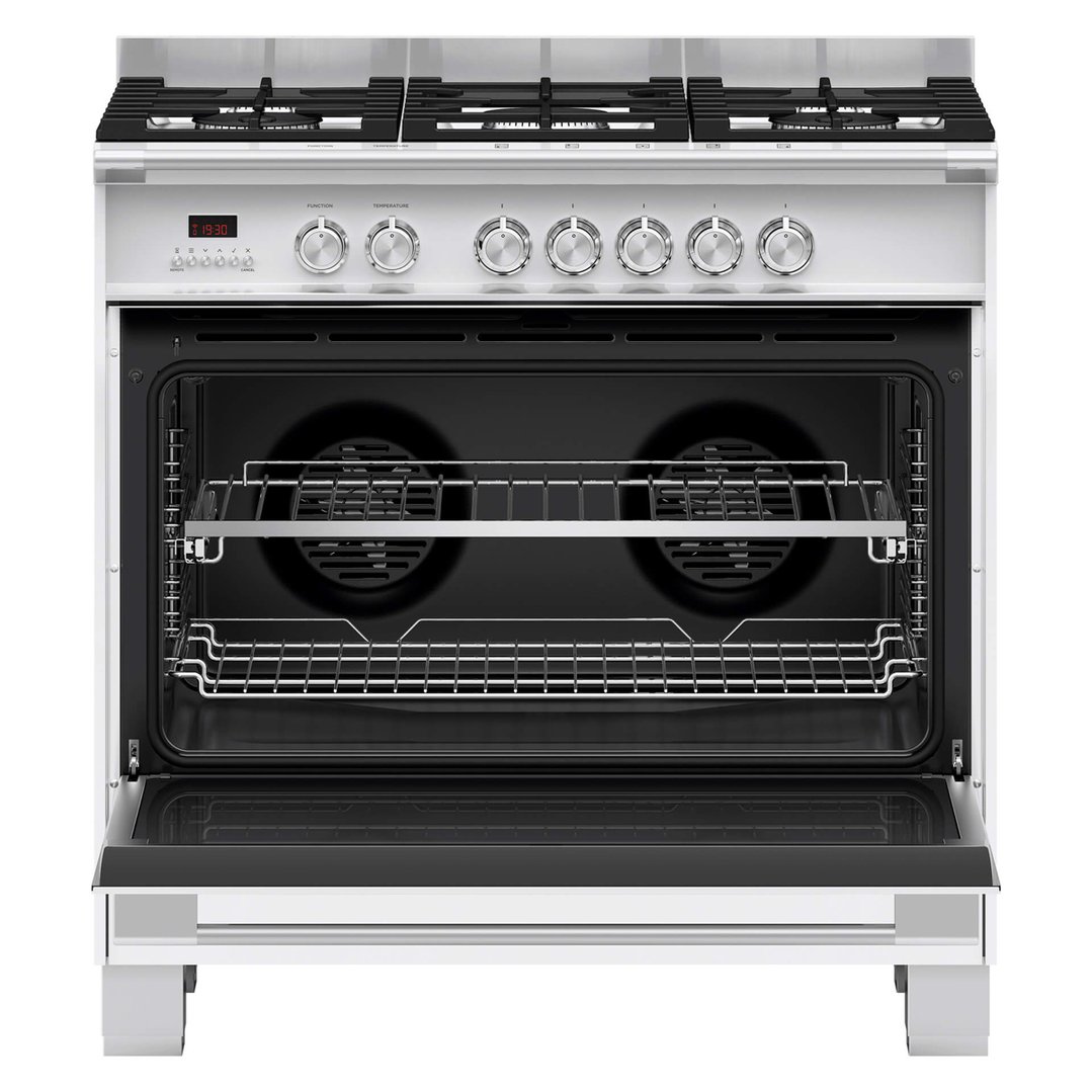 Fisher & Paykel 90cm Series 7 Classic 5 Burner Dual Fuel Cooker OR90SCG4W1