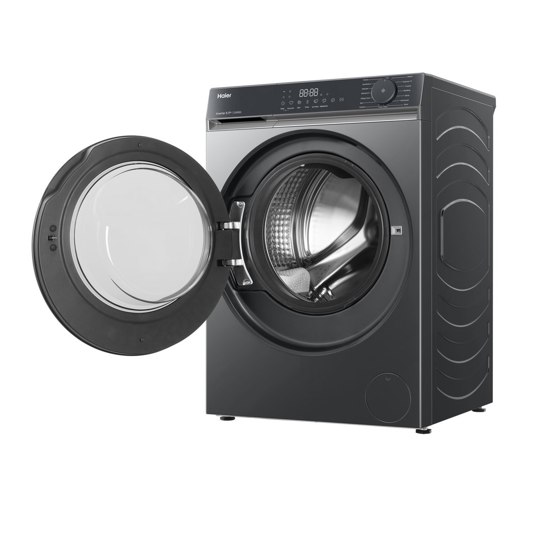 Haier 8.5kg 300 Series Front Load Washing Machine - Black HWF85KB1