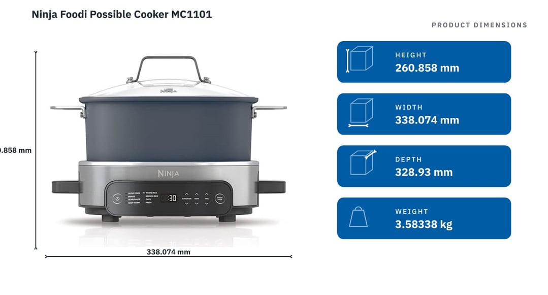 Ninja Foodi Possible Cooker MC1101