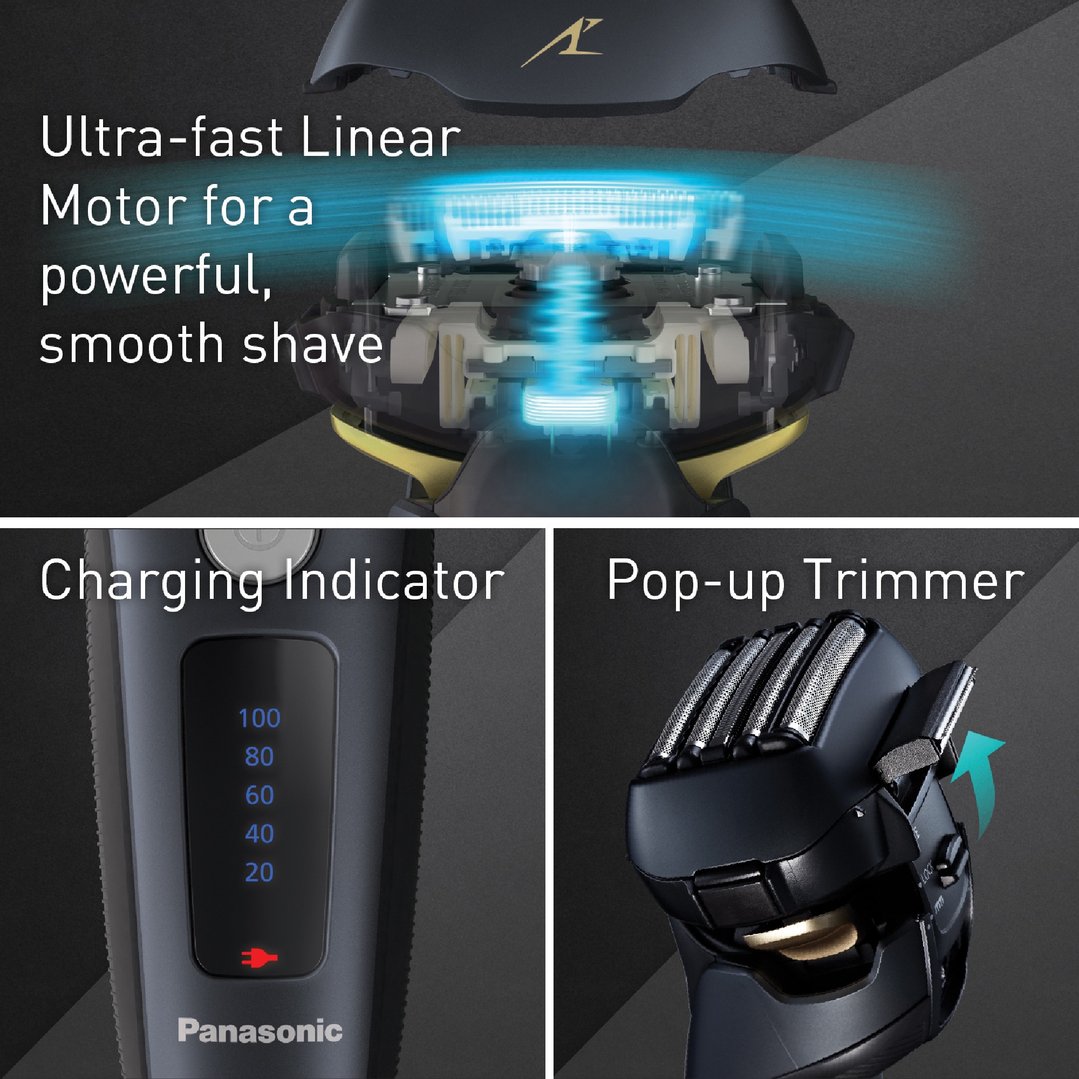 Panasonic 5-Blade Ultra High-Speed Shaver ES-LV67-K841