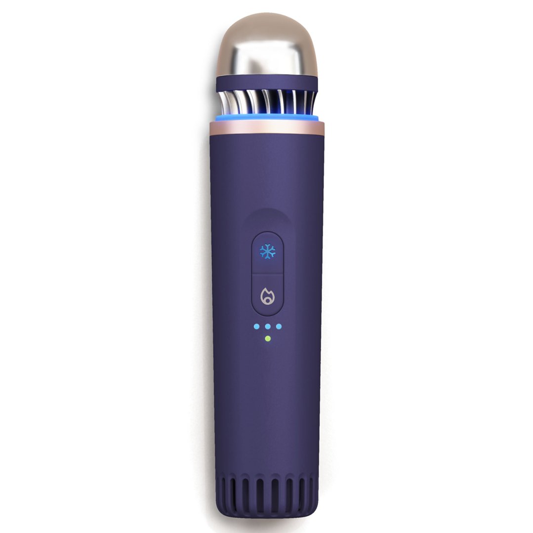 Therabody TheraFace Depuffing Wand - Cold & Heat Facial Treatments (Indigo) TF0004132-6A40