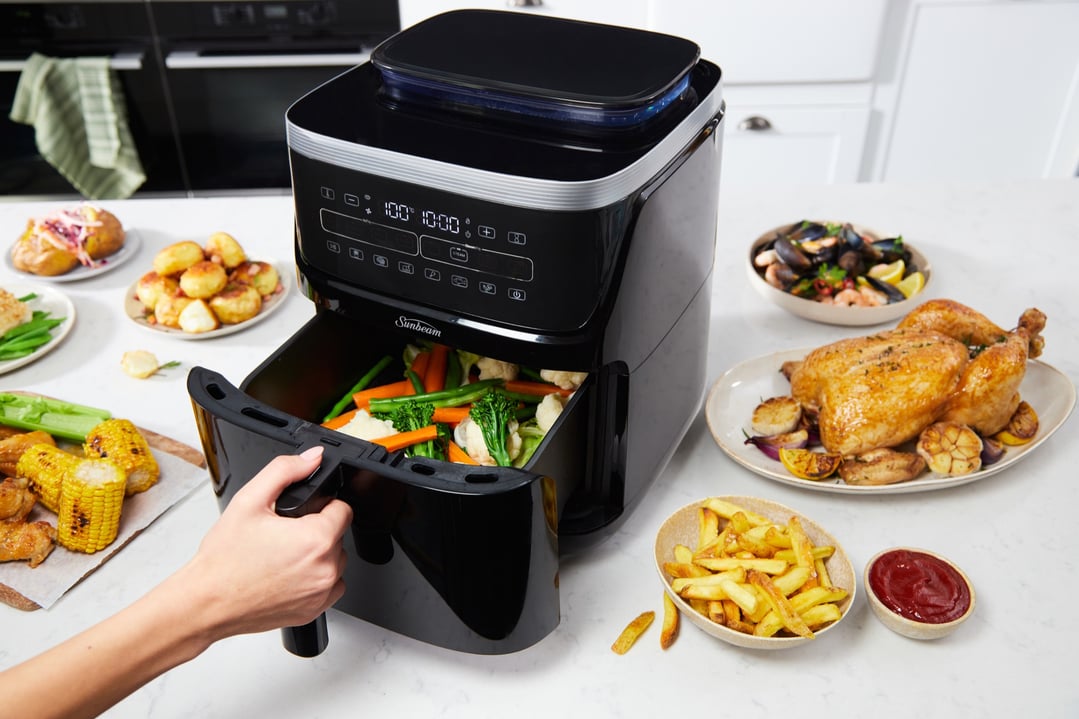 Sunbeam SteamFry Air Fryer AFP4600BK