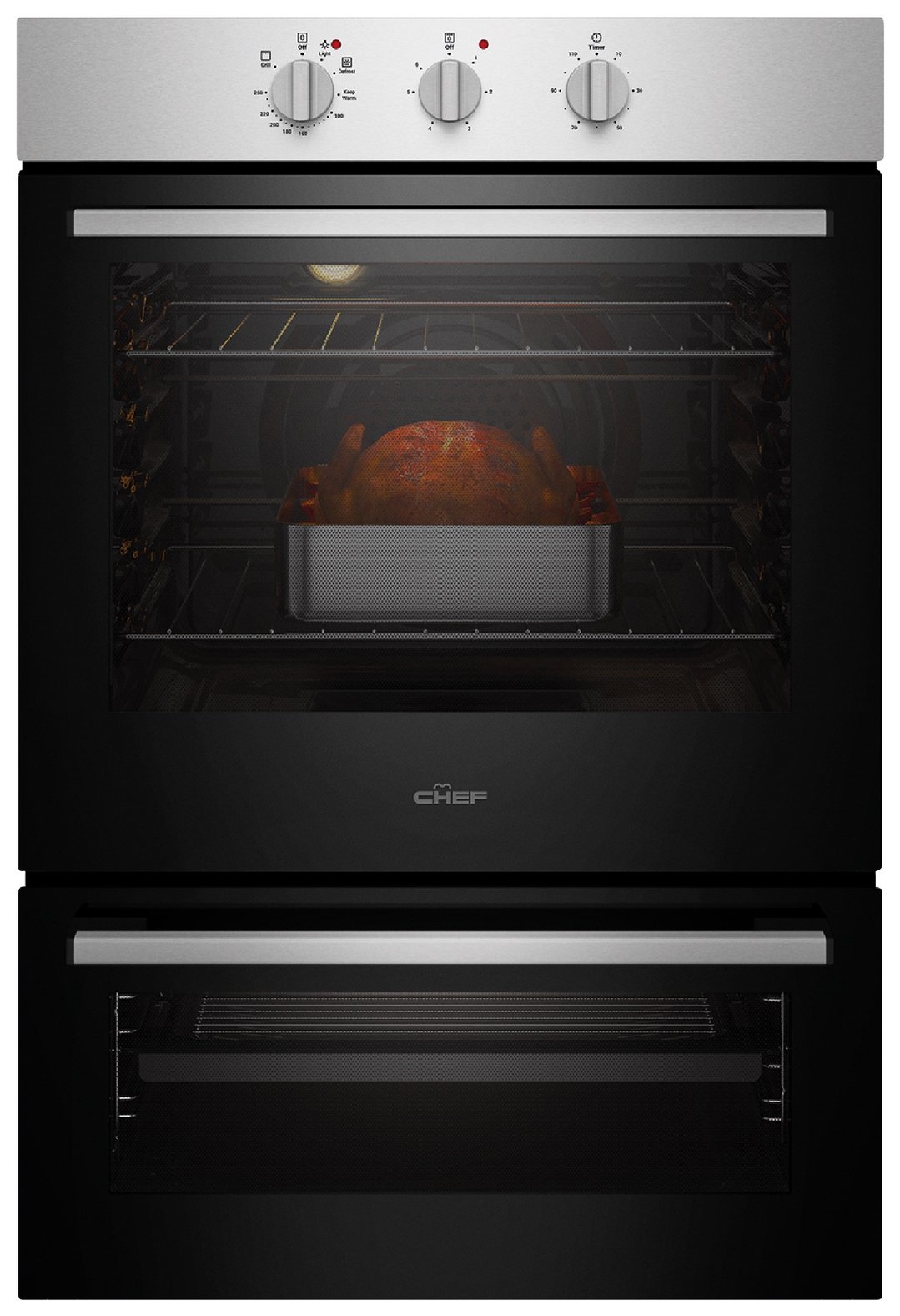 Chef 60cm Fan Forced Oven Stainless Steel CVE662SB