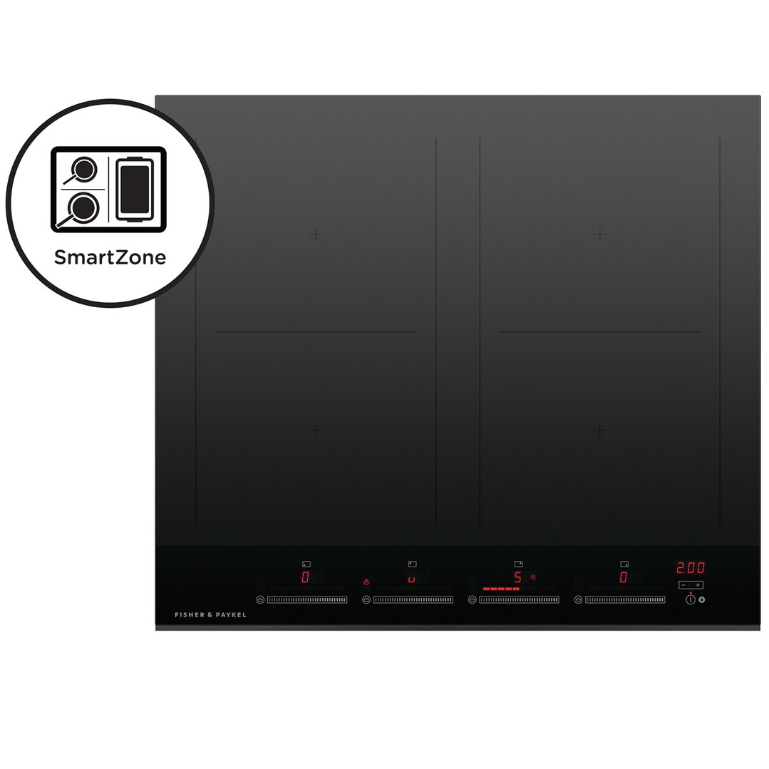 Fisher & Paykel Series 7 Induction Cooktop, 60cm, 4 Zones with SmartZone CI604DTB4