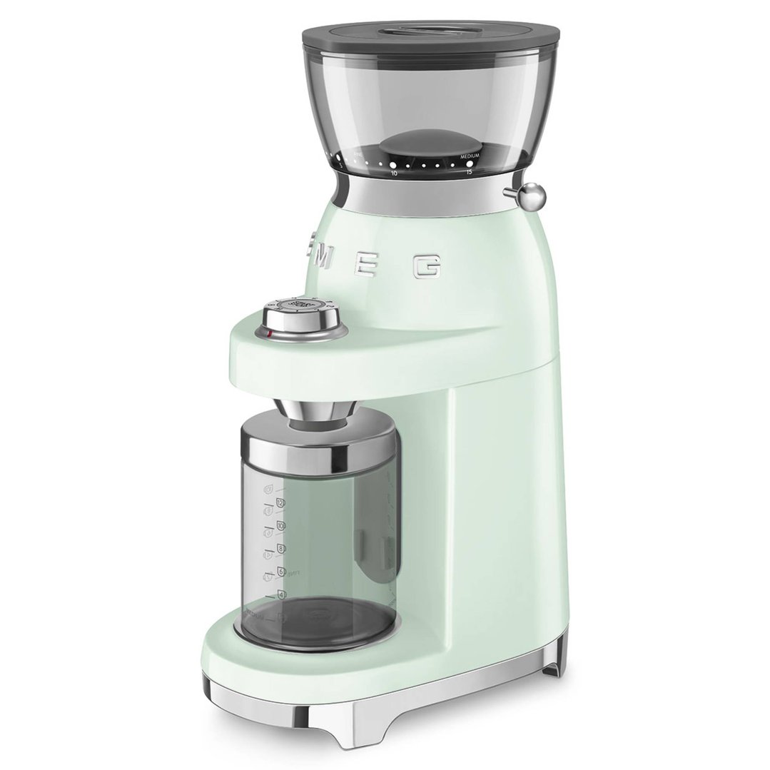 Smeg 50's Style Retro Coffee Grinder - Pastel Green CGF03PGAU