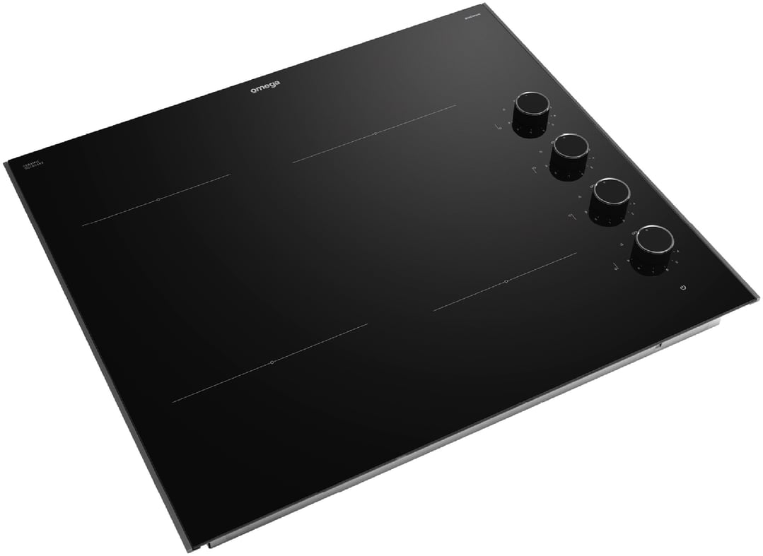 Omega 60cm Ceramic Knob Control Cooktop OCC604KZ