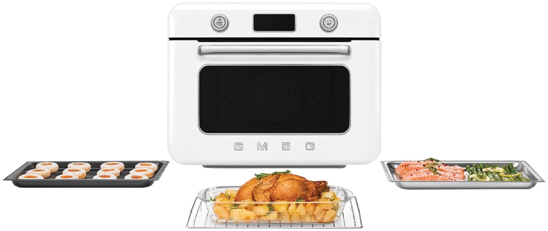 Smeg Benchtop Combi-Steam Oven - White COF01WHAU