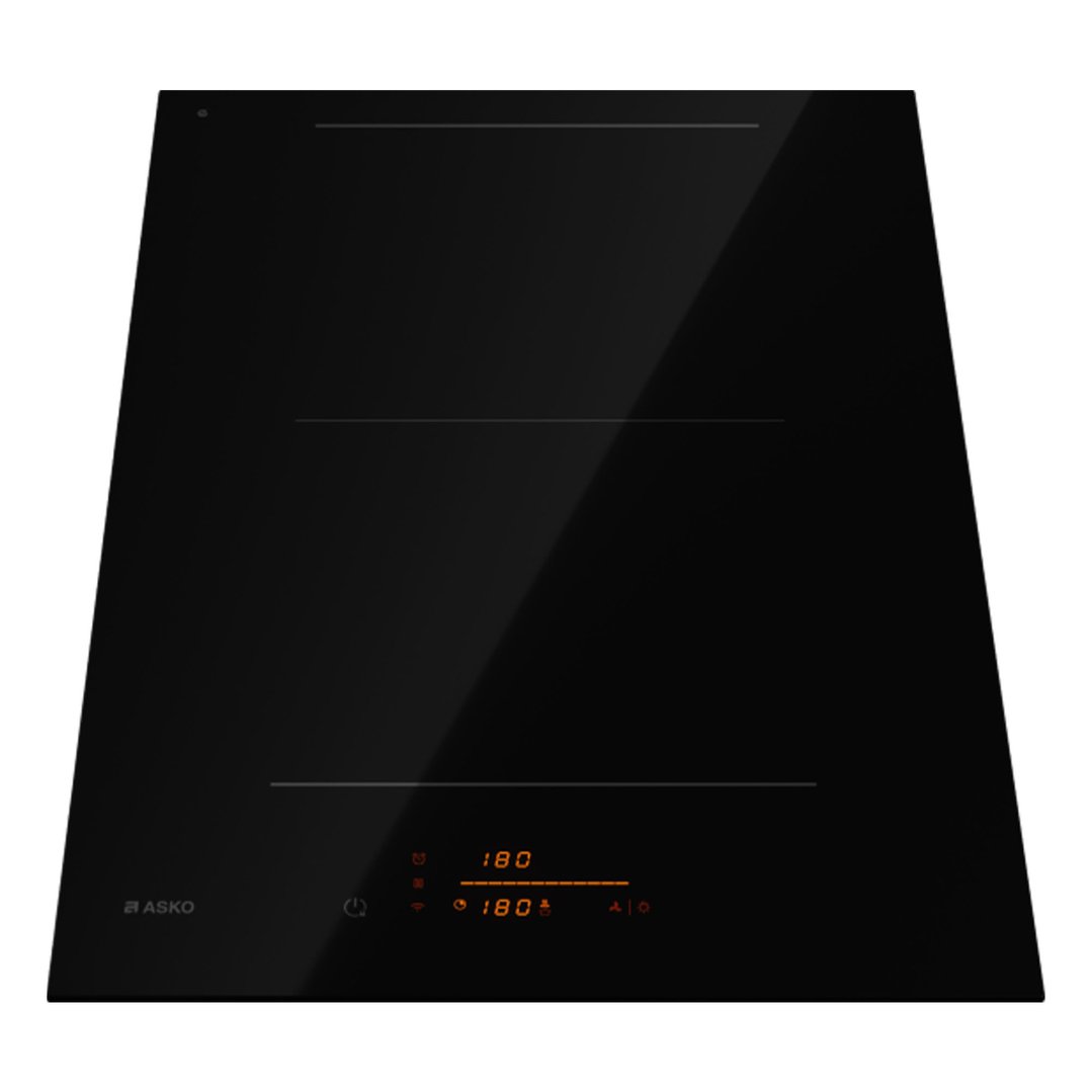 ASKO 30cm Series 5 Domino Induction Cooktop - Black Glass Ceramic HI5320FBG1