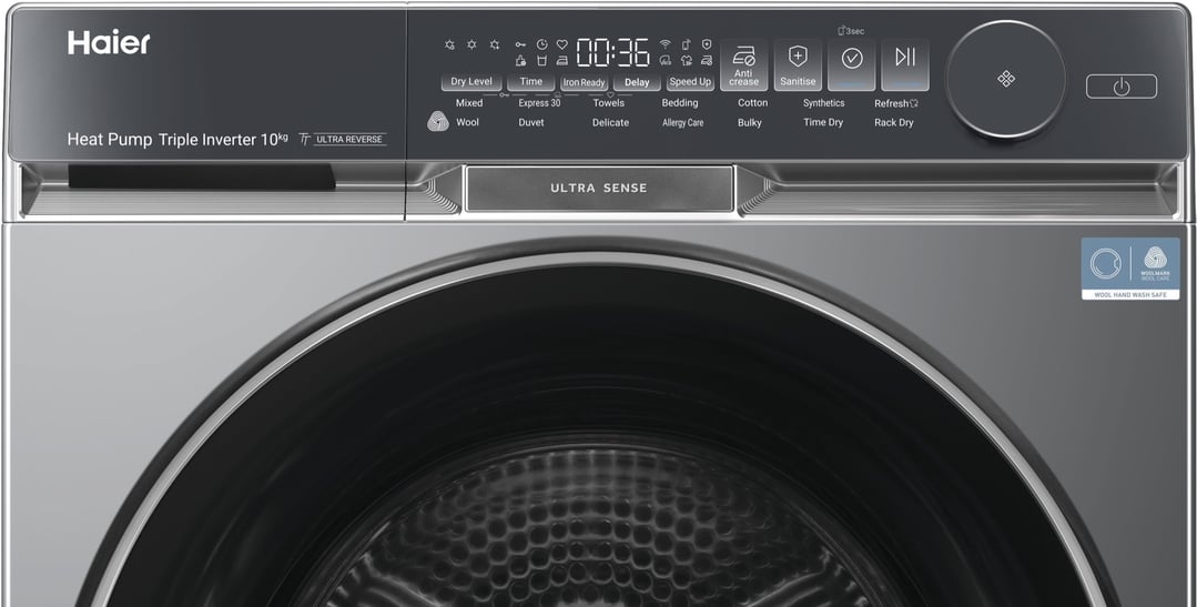 Haier 10kg 500 Series Dark Heat Pump Dryer HDHP10DB1