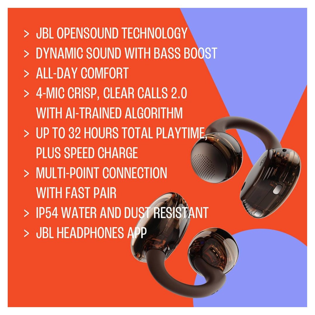 JBL Soundgear Clips Earbuds - Black JBLSNDGEARCLBLK