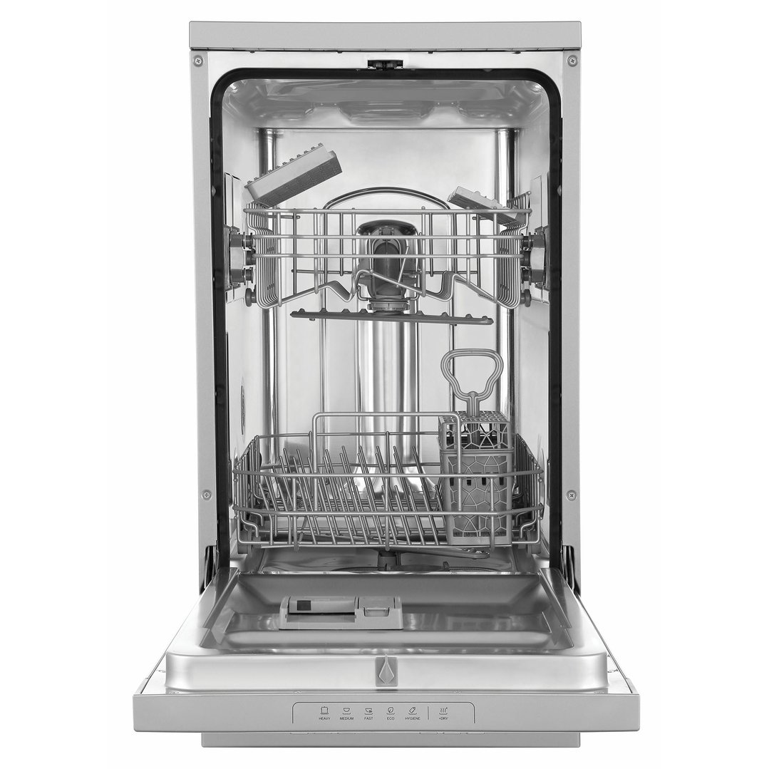 Haier 45cm Compact Freestanding Dishwasher - Silver HDW10F1S1