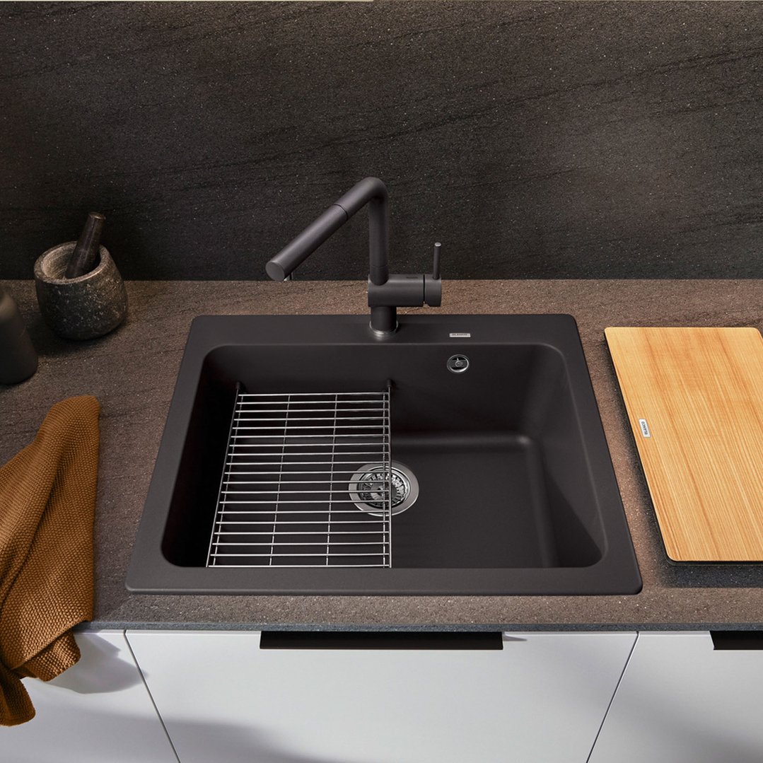 Blanco Elegant Silgranit PuraDur Sink Anthracite NAYA6K5