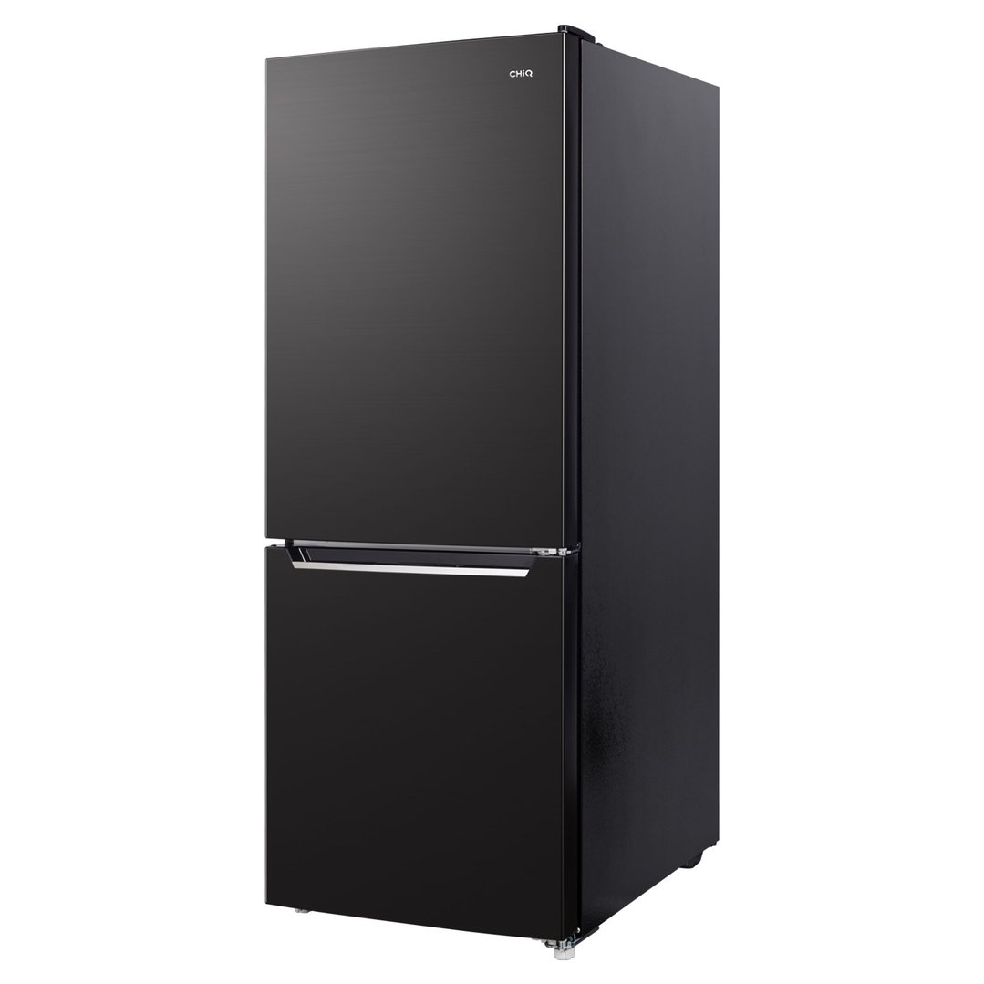 Chiq 283 Litres Bottom Mount Fridge Black Steel CBM282NBS5E