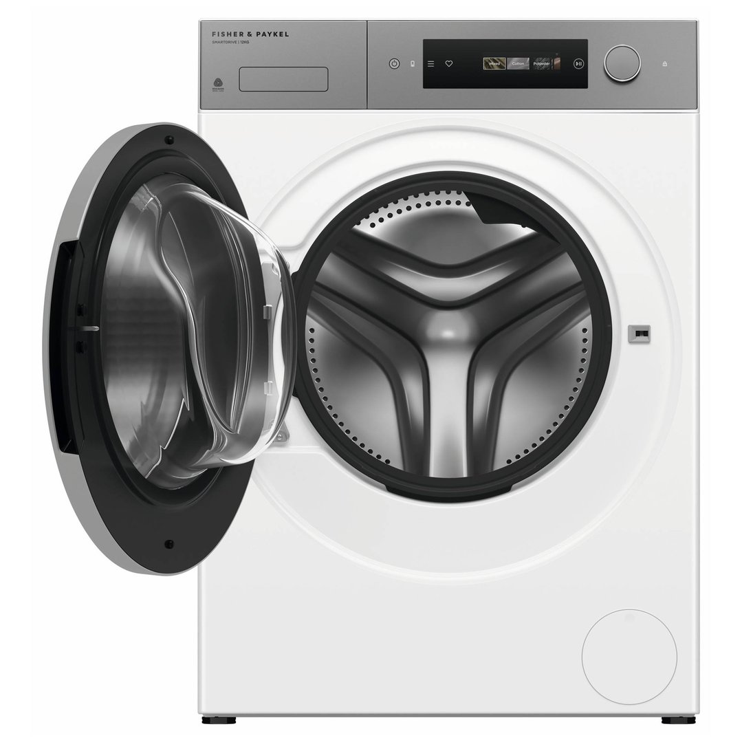 Fisher & Paykel 12kg Series 7 Contemporary Front Loader Washer with Touchscreen - White WH1260D5