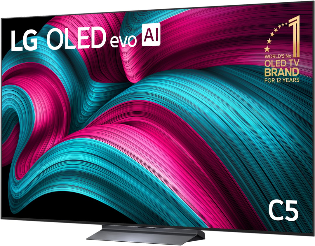 LG 77" OLED evo C5 AI UHD 4K Smart TV 2025 OLED77C5PSA