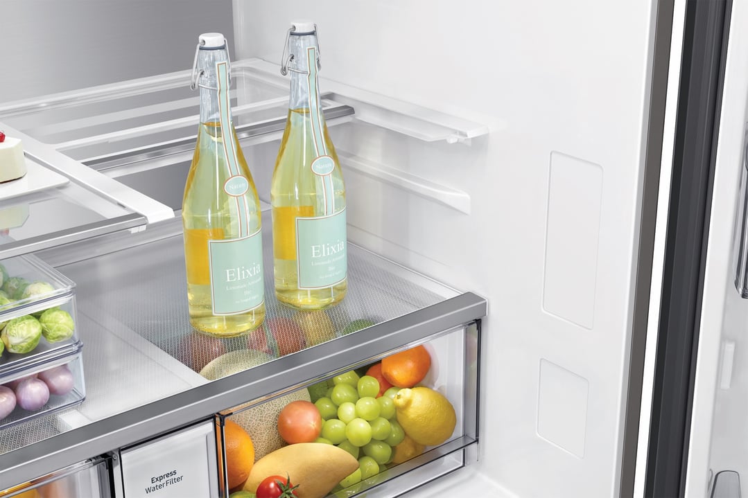 Samsung 809L Bespoke AI 4-Door French Door Refrigerator Family Hub+ SRF9900BFH