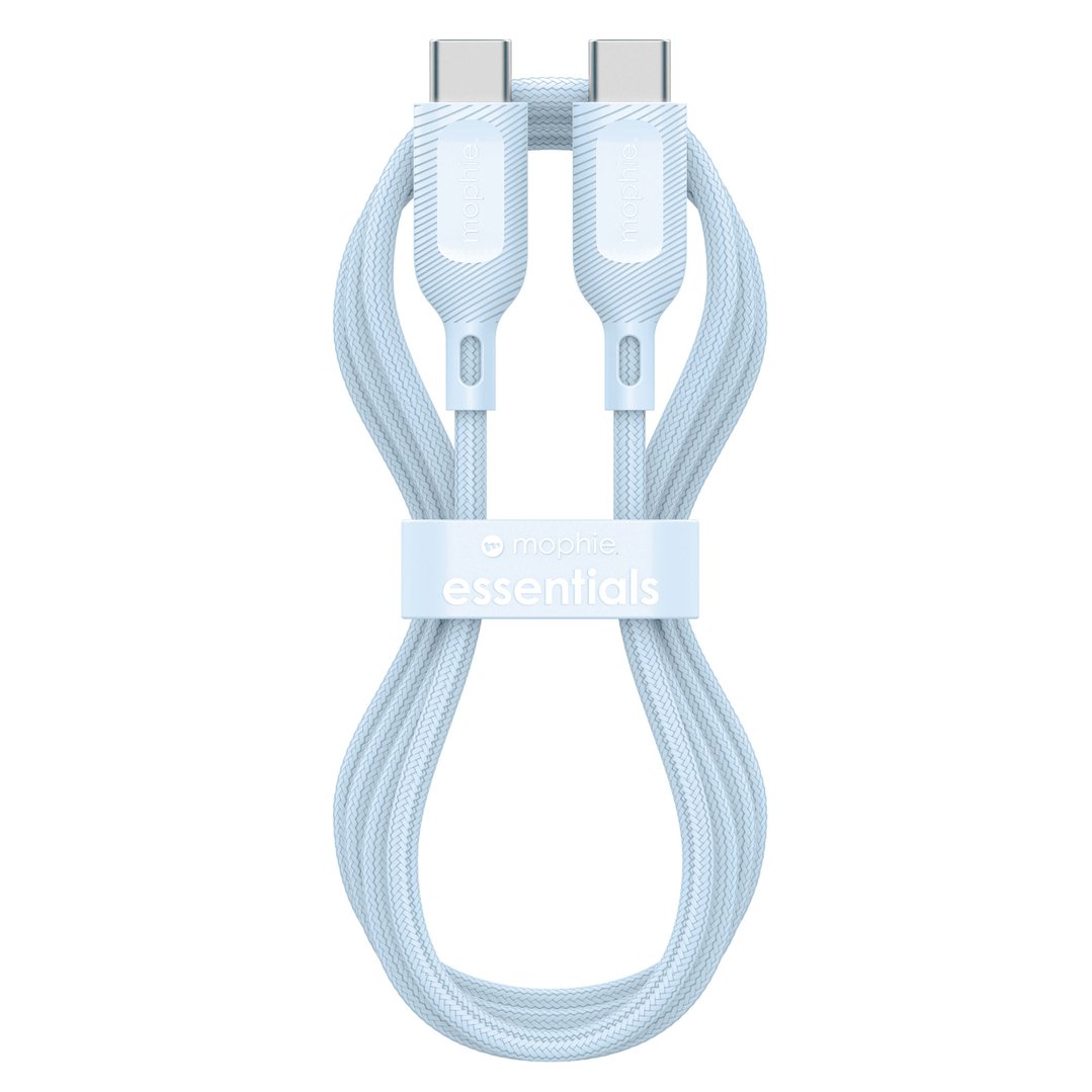 Mophie 1M Essential USB-C to USB-C Fast Charging Cable - Blue. 409916177