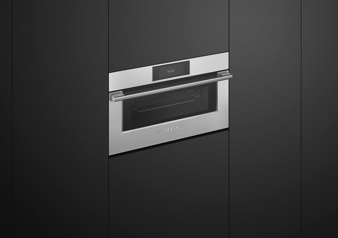Fisher & Paykel 76cm Series 9, Professional Compact Combi-Microwave Oven, Stainless Steel OM76NPUX3