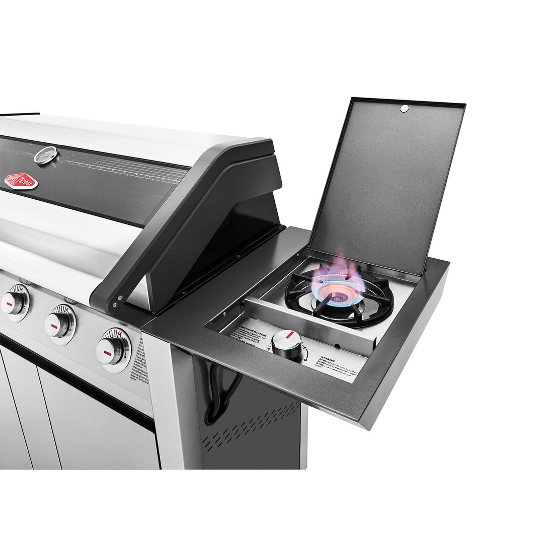 Beefeater 1600 Series 5 burner BBQ, side burner & trolley BMG1651SA