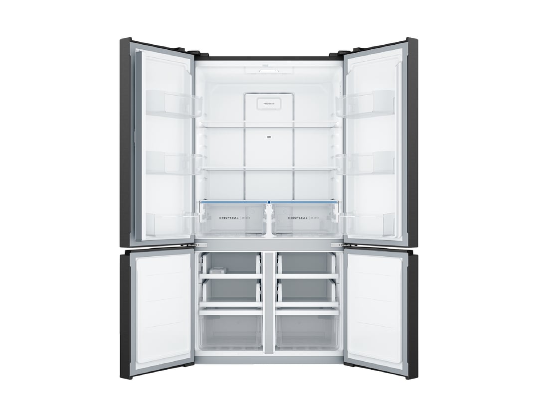 Westinghouse 547L Quad-Door Fridge - Matte Black WQE5400BD
