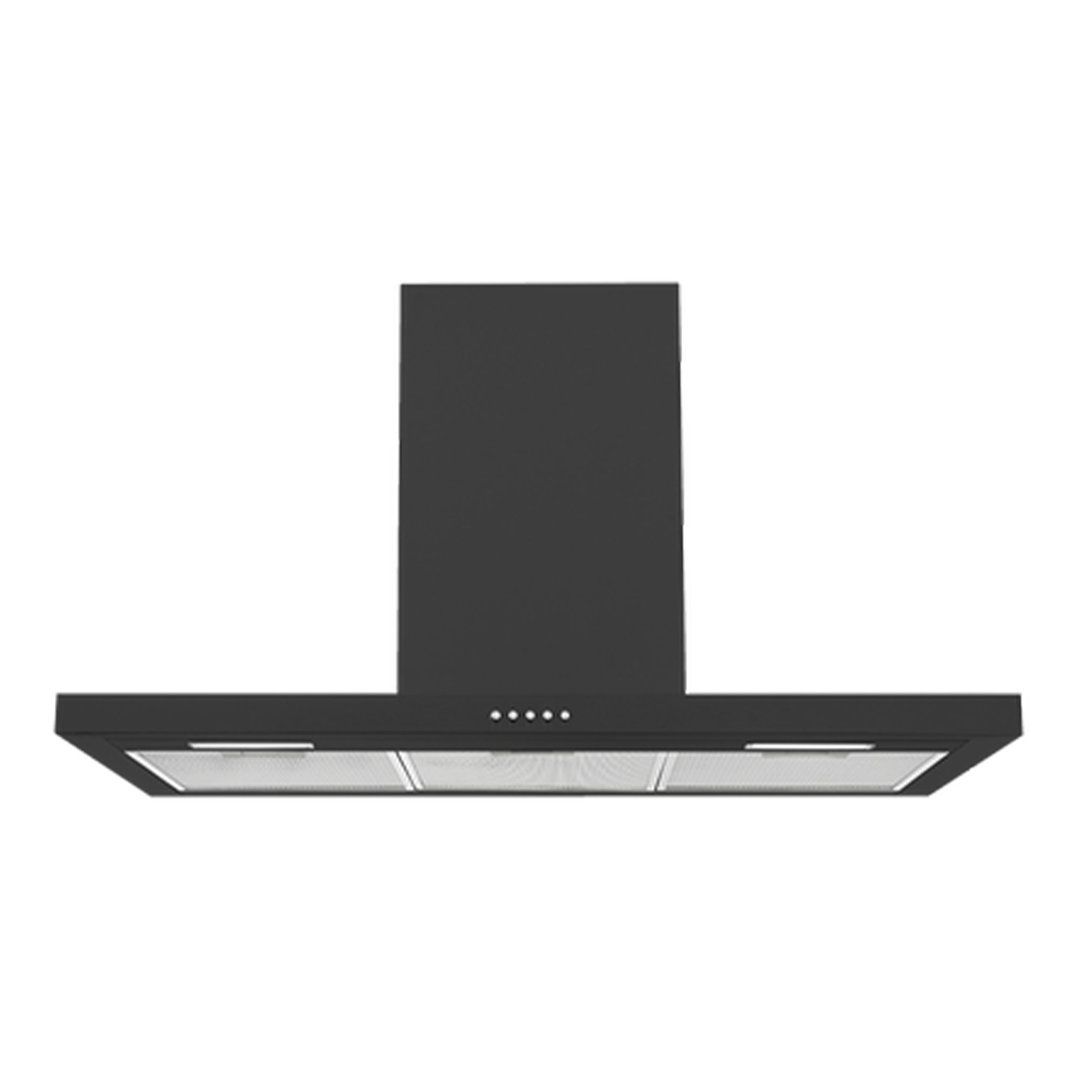 Haier 90cm Box Chimney Rangehood, Black HC90BLB1