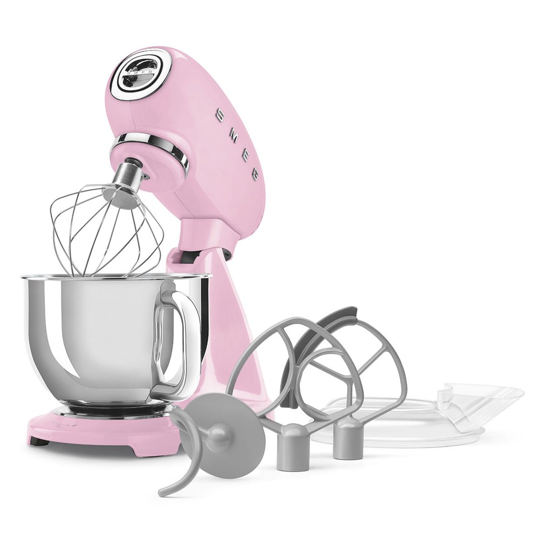 Smeg 50's Style Retro Stand Mixer - Pink SMF05PKAU