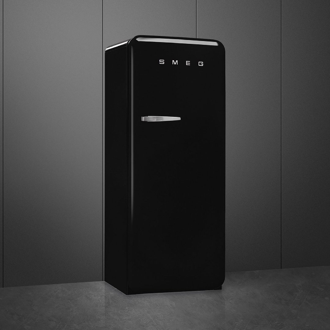 Smeg FAB 28 50’S Style Retro Refrigerator, Right Hand - Black FAB28RBL5AU