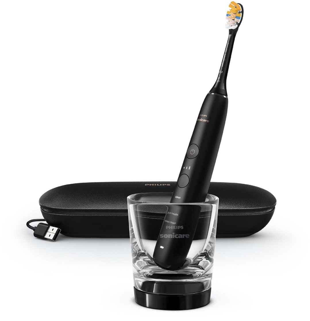 Philips Sonicare DiamondClean 9000 Electric Toothbrush, Black with