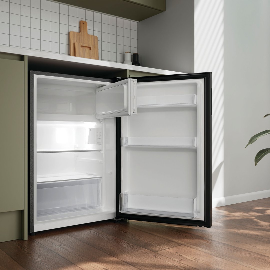 Haier 114L 300 Series Bar Black Refrigerator Freezer HRF115UG2
