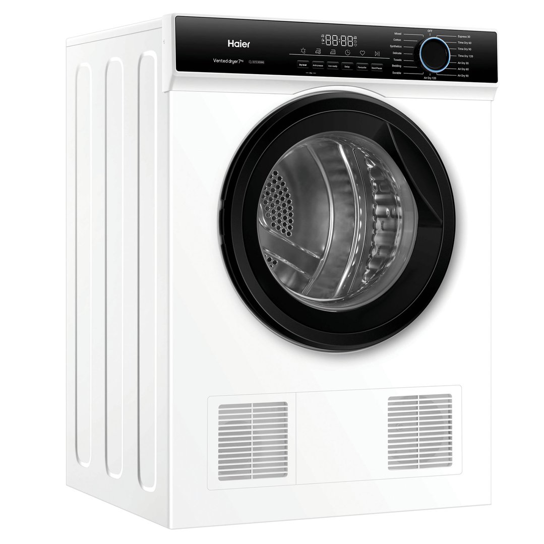 Haier Sensor Vented Dryer, 7kg - White HDV70AWW1