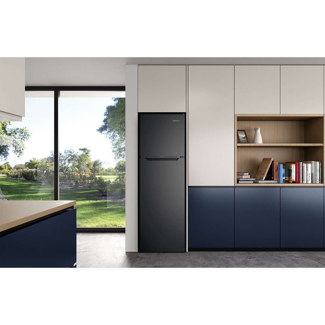 Westinghouse 247L Top Mount Fridge - Black WTM2500BA-X