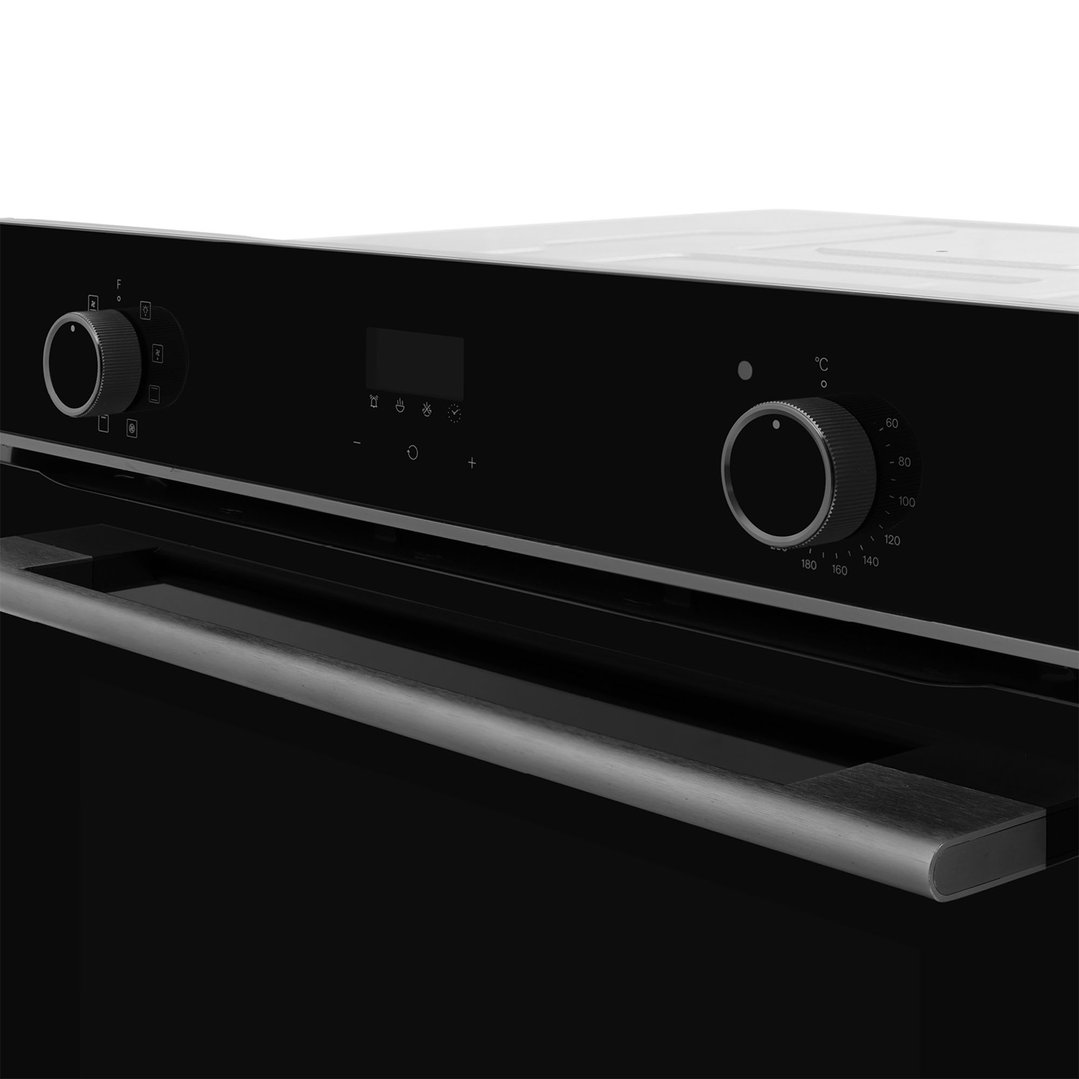 Omega 60cm 8 Function Fan forced Oven with Touch Time. OBO608M