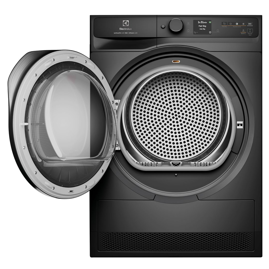 Electrolux 9kg UltimateCare 900 Dark Onyx Heat Pump Dryer EDH902R9SC
