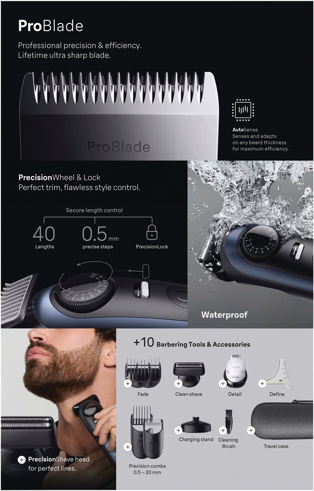 Braun Series 7 Beard Trimmer BT7540