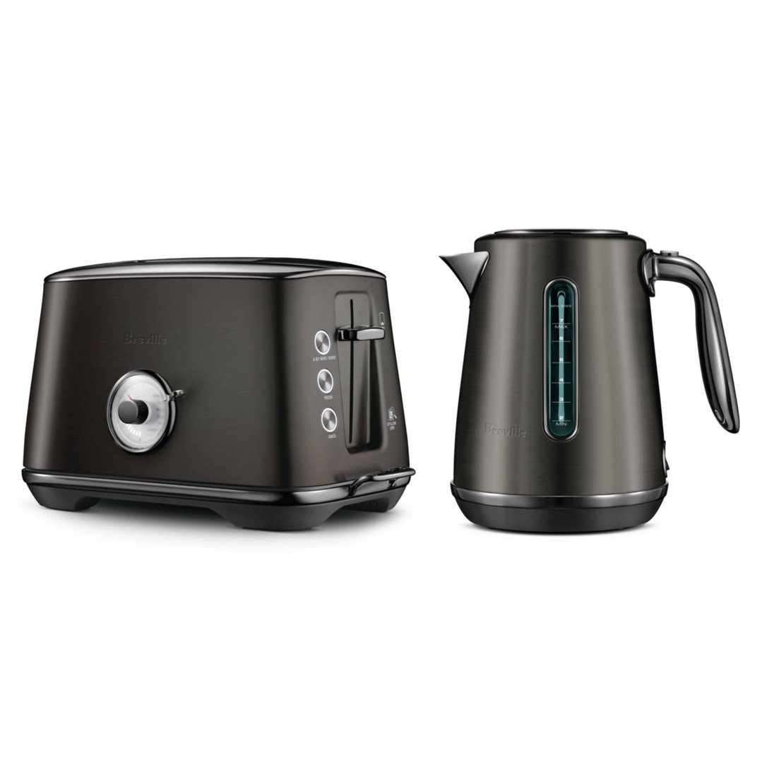 Breville the Luxe Duo™ Toaster & Kettle - Noir BKT735NRE