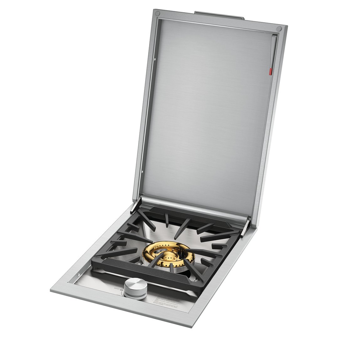 Beefeater Built In Gas Side Burner with Lid, 316 Marine Grade Stainless Steel - ProLine Series BSW318SB