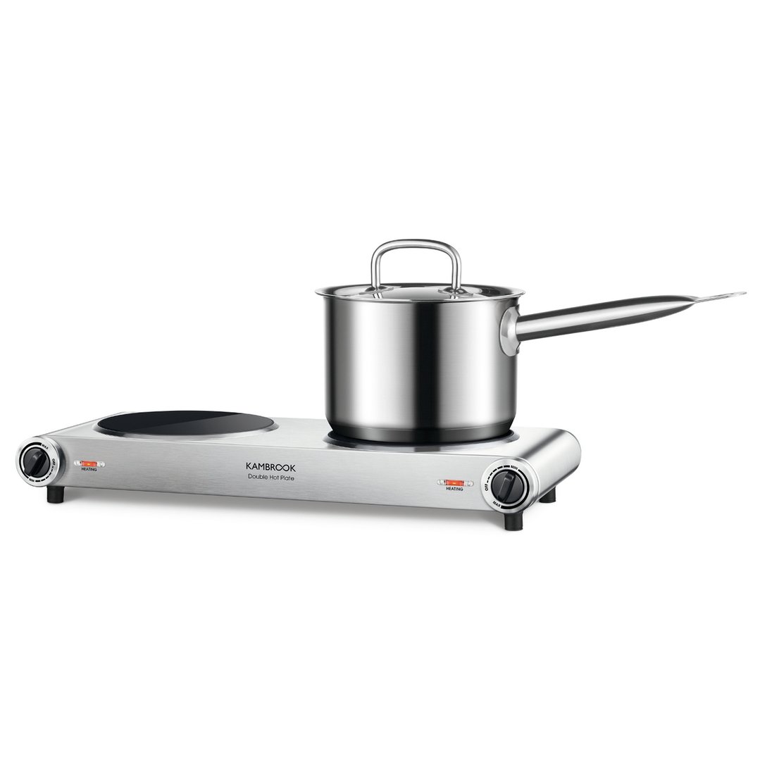 Kambrook Double Ceramic Hotplate KHP120BSS Buy Online with Afterpay