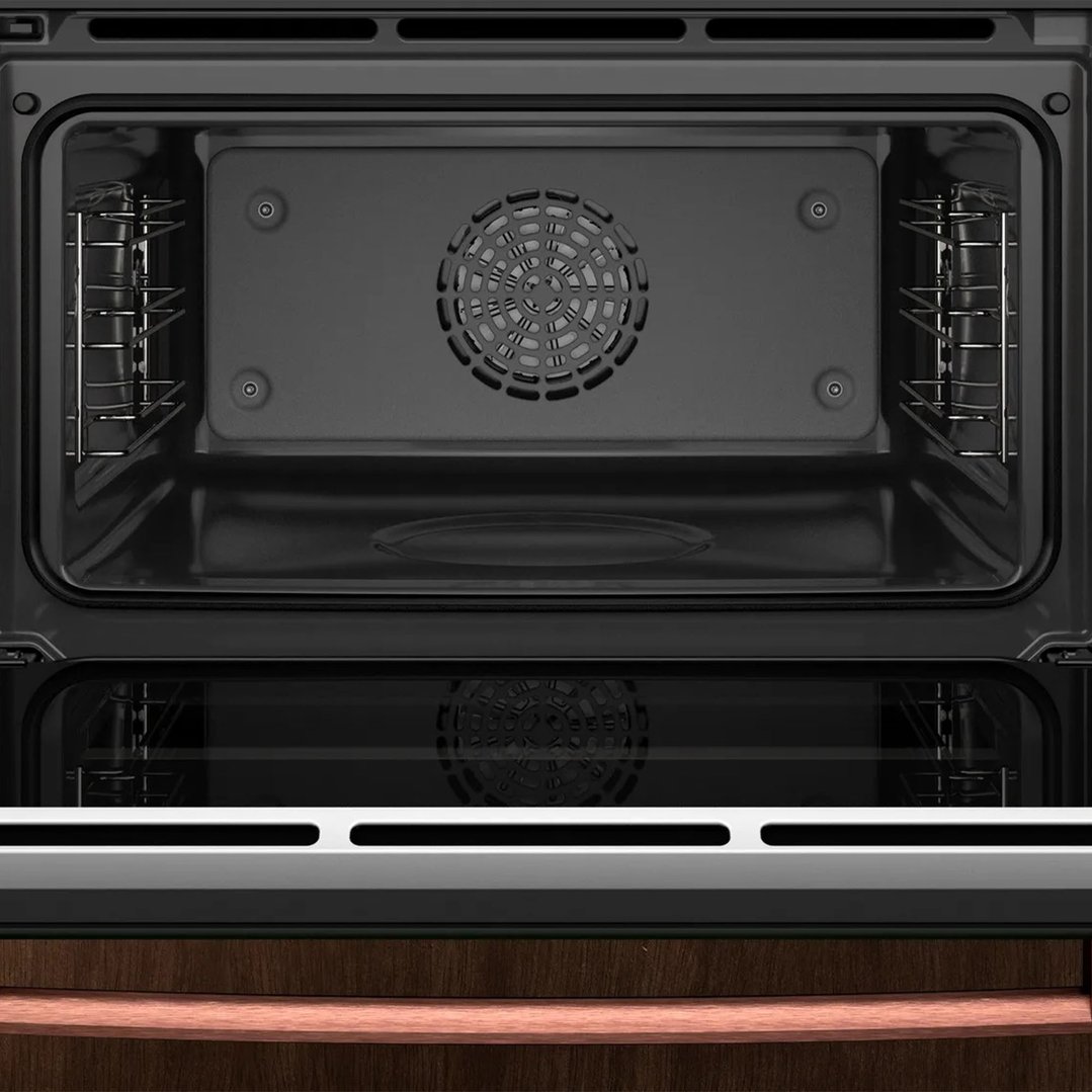 Neff Compact Oven with FullSteam with Brushed Bronze Side Trims