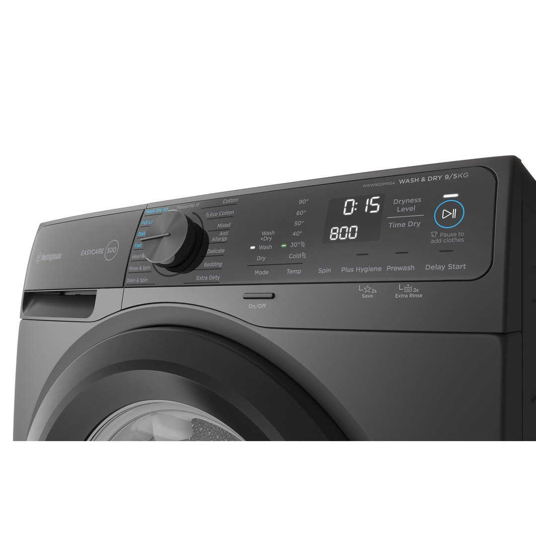 Westinghouse Dark Grey 9kg/5kg Washer/Dryer Combo WWW9024M5SA Buy